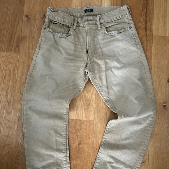 Polo Ralph Lauren Men's Tan Relaxed Straight Jeans